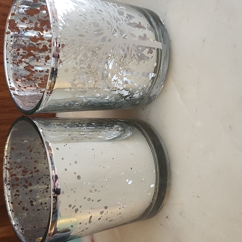 Nicole Metallic Candle Holders